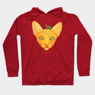 orange cat Hoodie